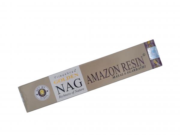 Amazon Resin Golden Nag -  Premium Räucherstäbchen - Vijayshree